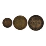 George V 1921 part Maundy coin set