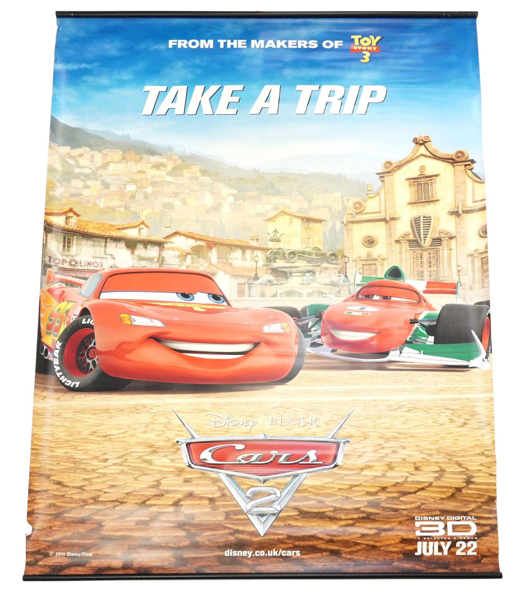 Four Cars 2 cinema film banners, the largest 245cm x 152cm - Bild 8 aus 9