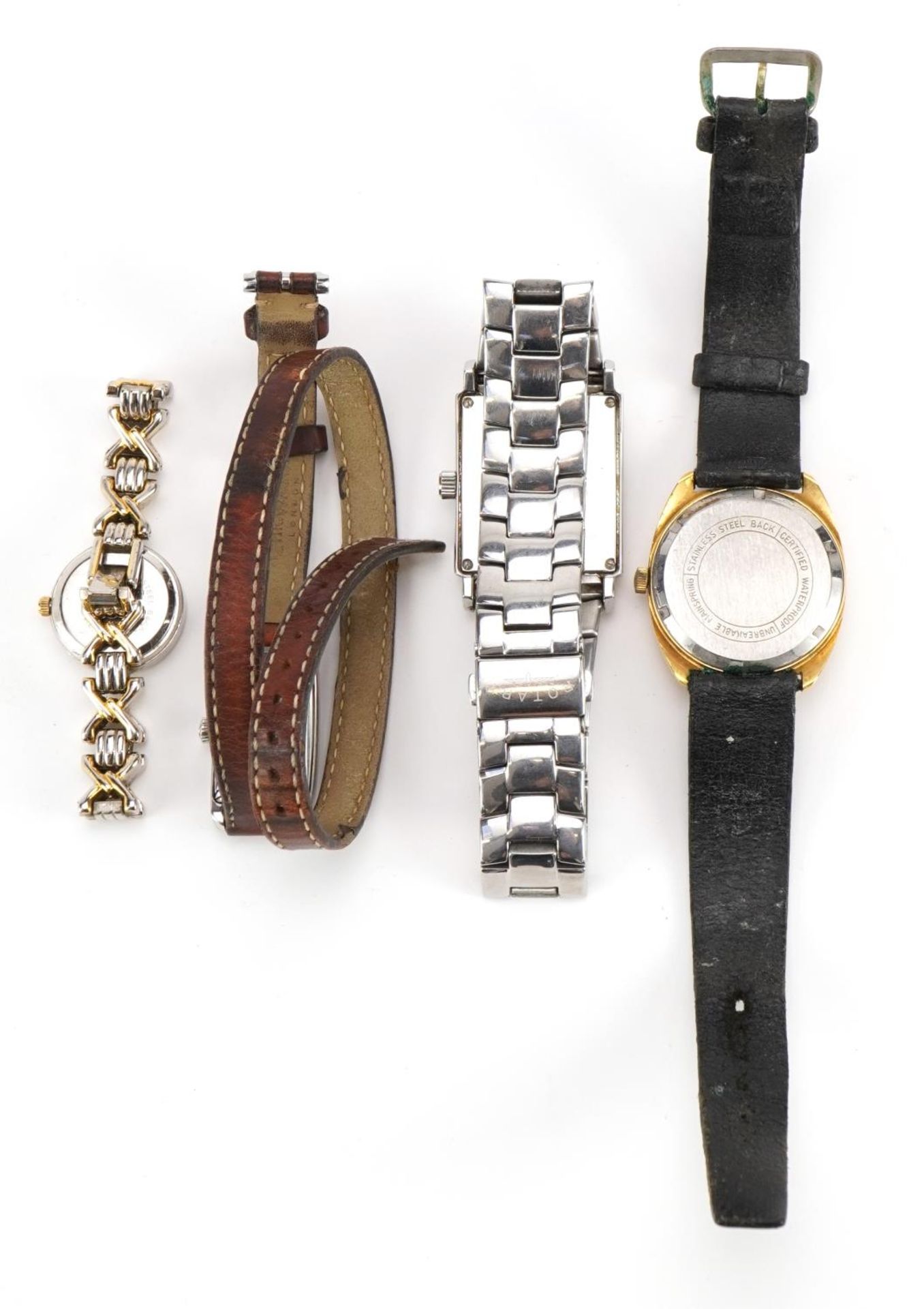 Four ladies and gentlemen's wristwatches including Rotary and Christopher Ward - Image 3 of 3