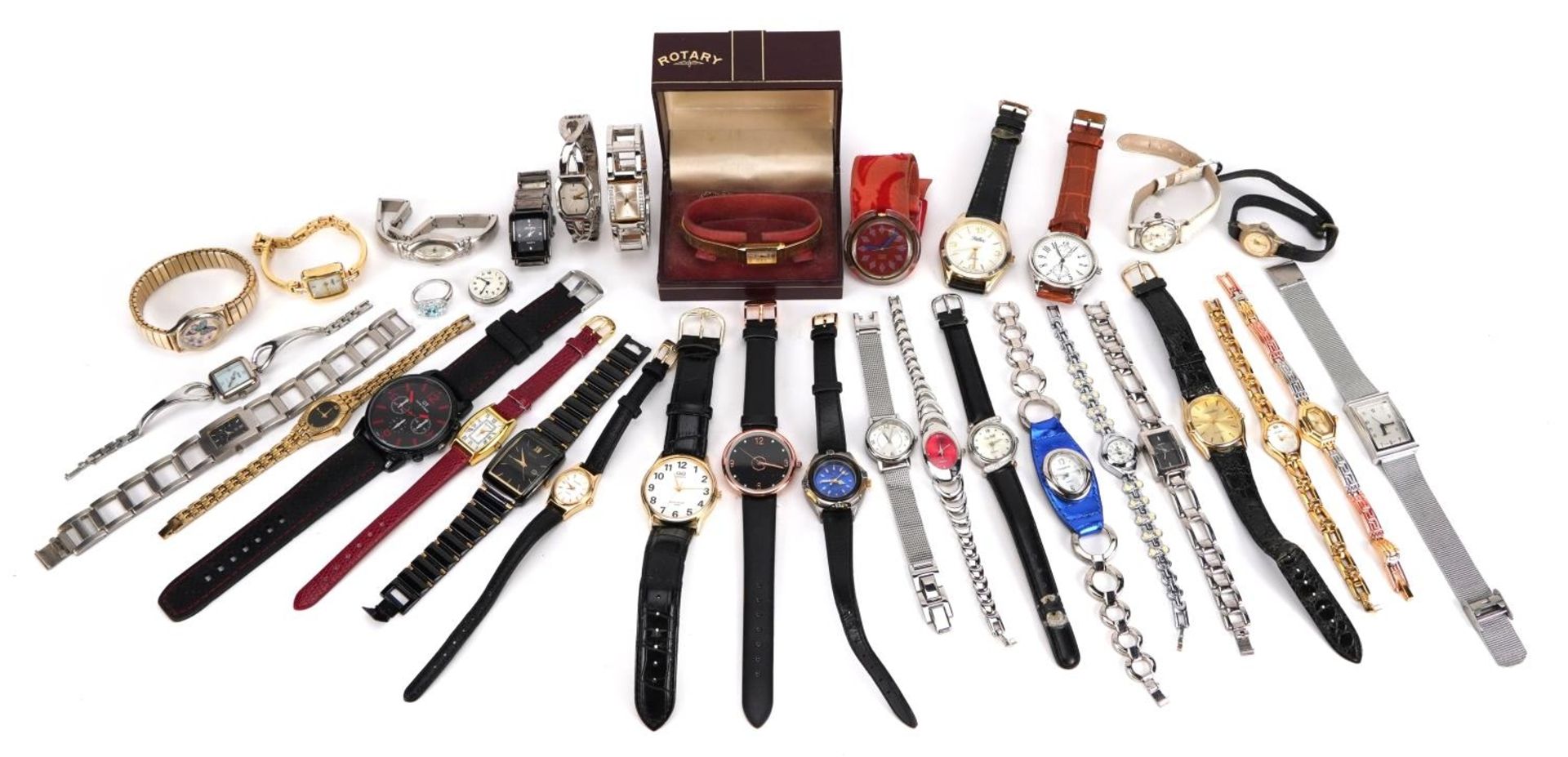 Ladies and gentlemen's wristwatches including Rotary