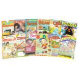 Vintage children's magazines including Rosie and Jim, Pingu issue 1, Noddy and Tufty Tales