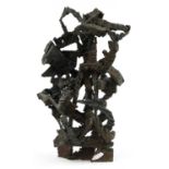 Ilhan Koman 1921-1986 (Turkish-Swedish) Large Modernist iron sculpture, 59cm high PROVENANCE: From