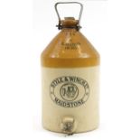 Style & Winch Ltd Maidstone, two gallon advertising stoneware flagon, 41cm high