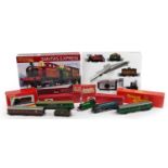 Hornby OO gauge trains including Santa's Express, Sir Nigel Gresley and coaches