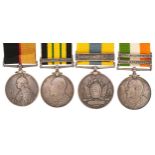 British military Victorian and later four medal group relating to Regimental Sergeant Major J C