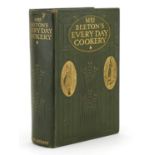 Mrs Beeton's Everyday Cookery, hardback book published Ward, Lock & Co 1912