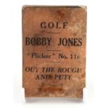 Vintage golfing interest Bobby Jones Flicker book no. 11, Out the Rough and Putt