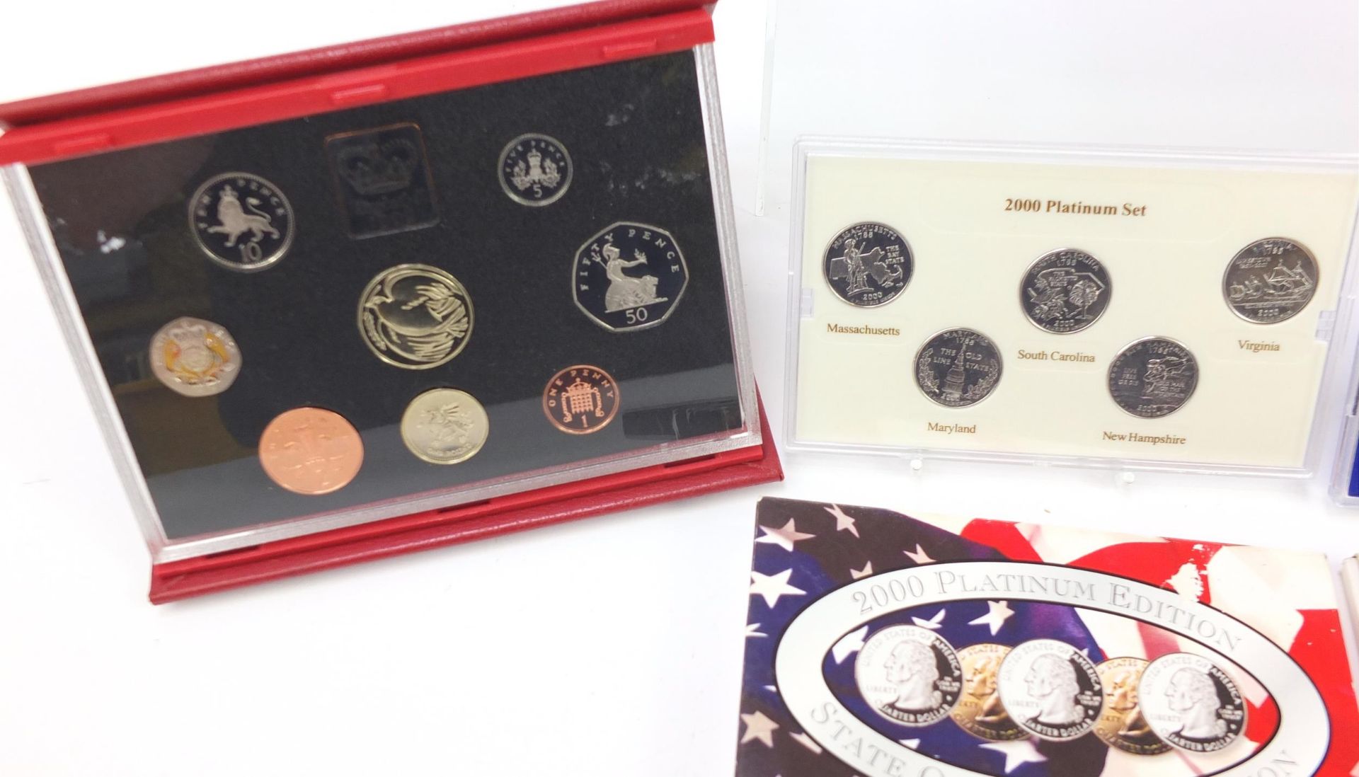 British and world proof and uncirculated coinage including Battle of Hastings silver proof five - Image 3 of 5