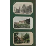 Album of church postcards, approximately one hundred