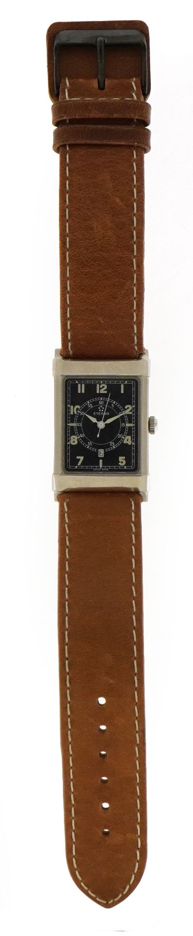 Eterna, gentlemen's Eterna-Matic Les Historiques 1935 gentlemen's wristwatch with date dial, 24mm - Image 2 of 4