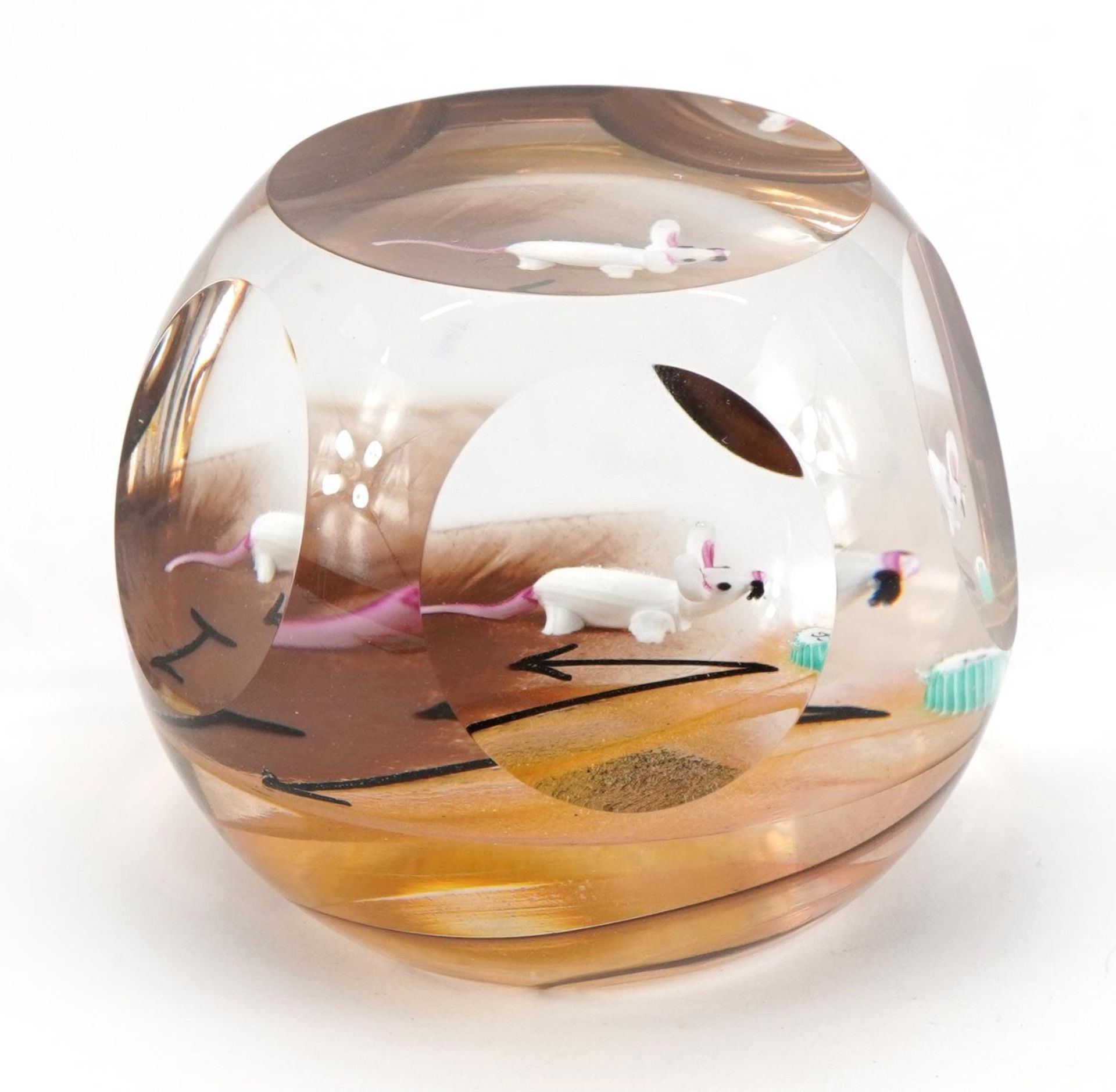 Sarah Peterson for Caithness Glass, The Clock Struck One paperweight with box and certificate, - Image 4 of 6