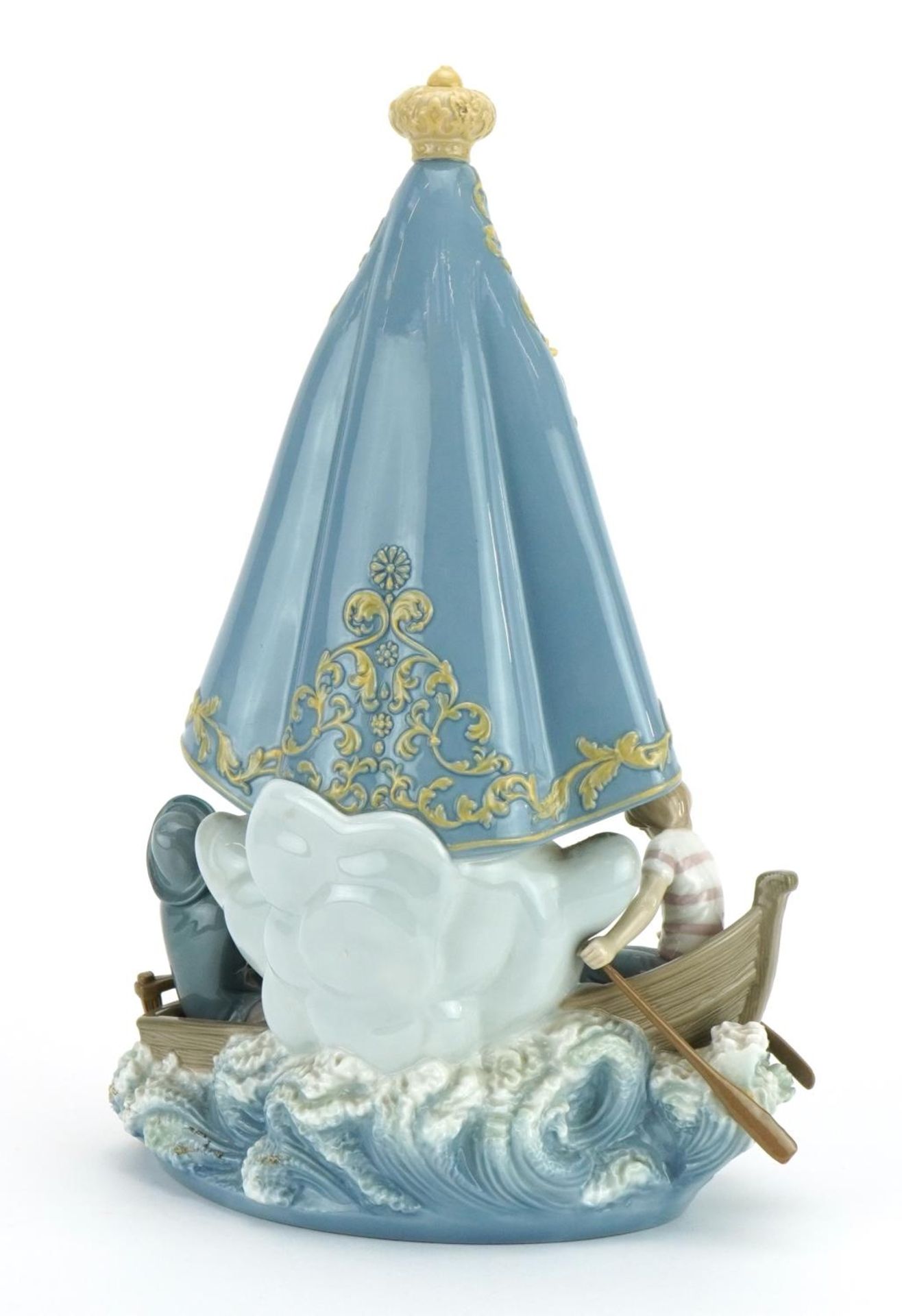 Lladro Our Lady of Caridad del Cobre figure group, numbered 6268, 34.5cm high - Bild 2 aus 4