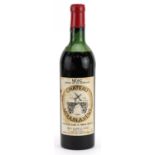 Bottle of 1964 Chateau Moulin a Vent red wine