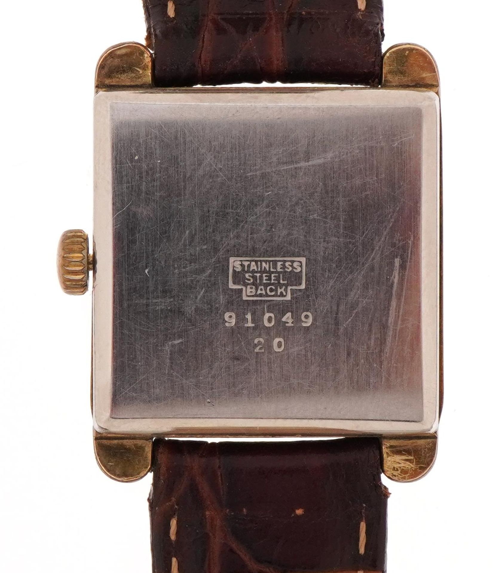 Gentlemen's Pronto Verdal wristwatch with subsidiary dial, numbered 91049, 26mm wide, 29.7g - Image 3 of 5