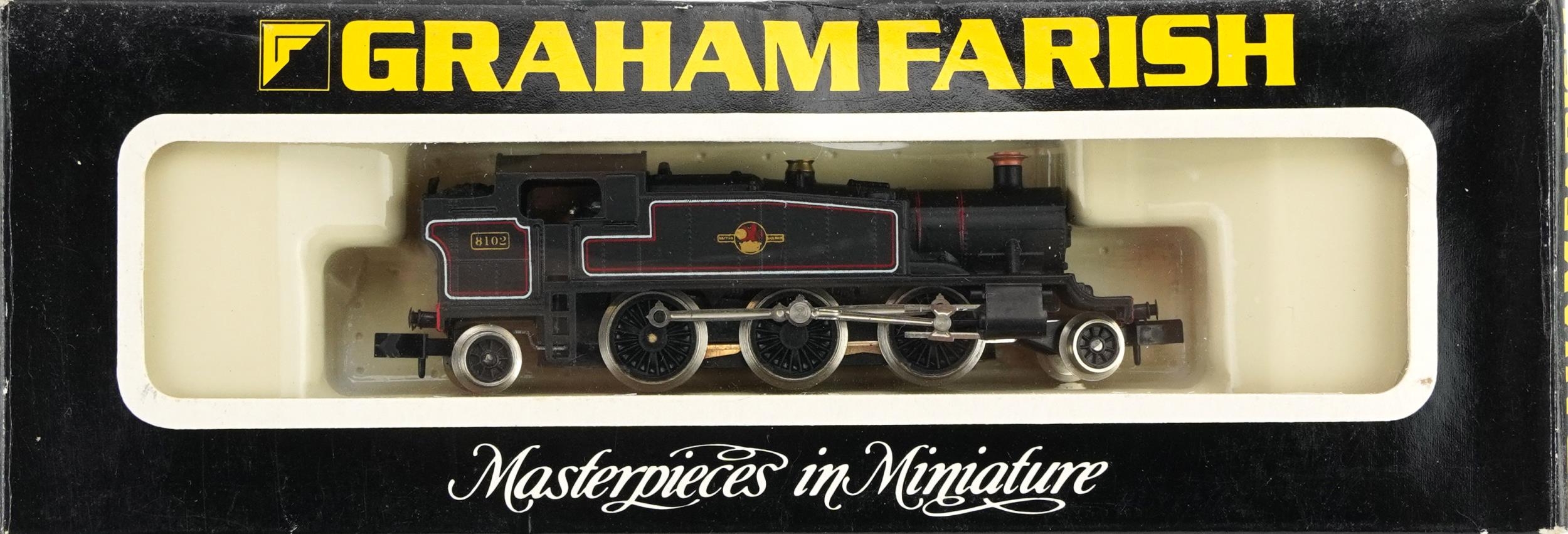 Two Graham Farish N gauge model railway locomotives with cases, numbers 1606 and 371-019 - Image 2 of 3