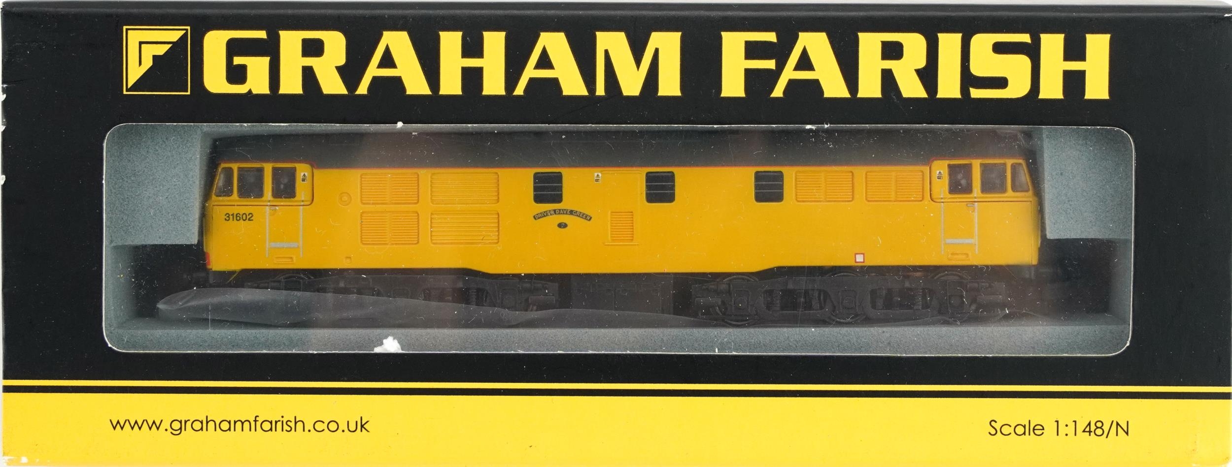 Two Graham Farish N gauge model railway locomotives with cases, numbers 371-105 and 371-130 - Image 2 of 3