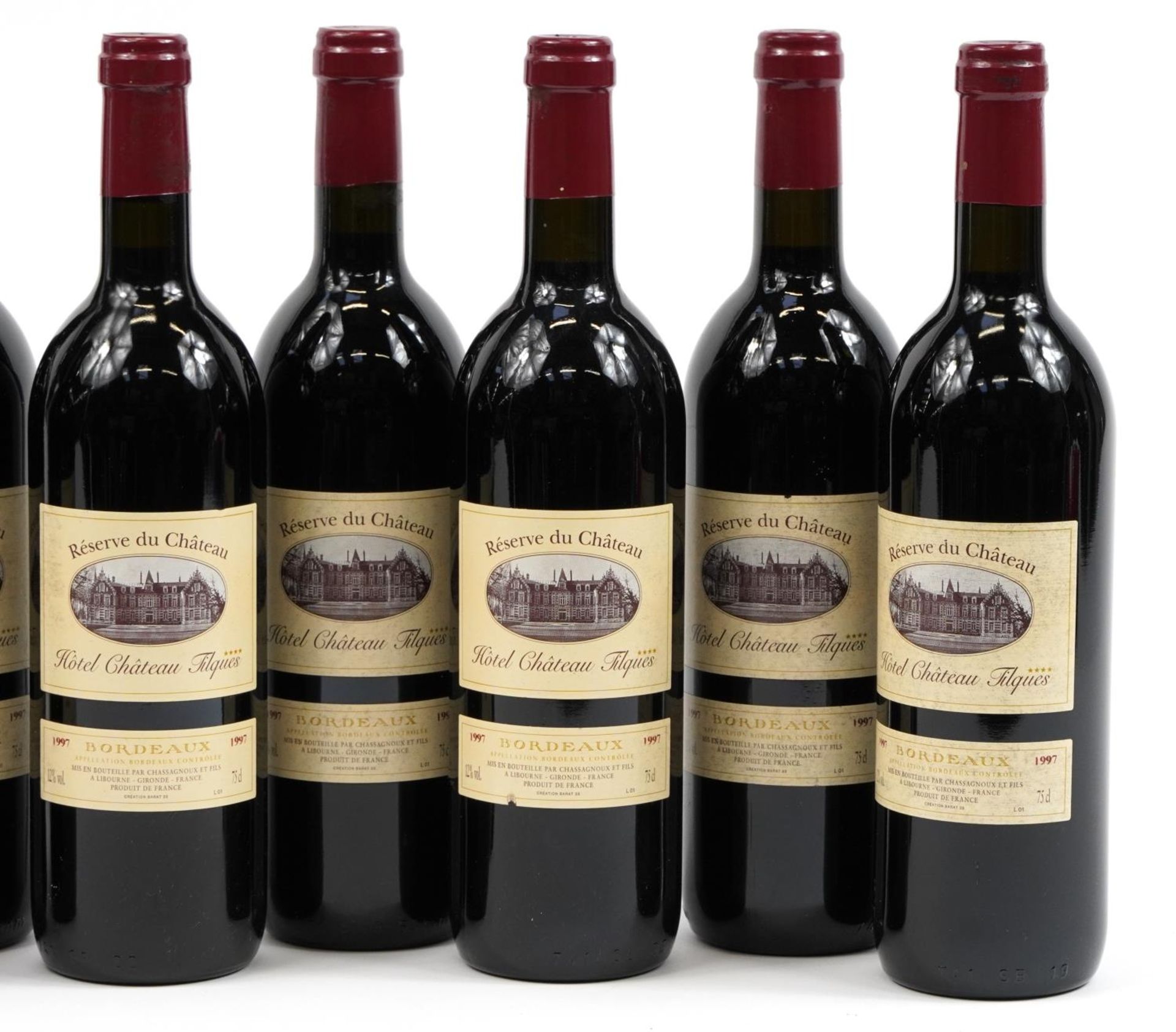 Eight bottles of 1997 Reserve du Chateau Hotel Chateau Tilques red wine - Image 3 of 3