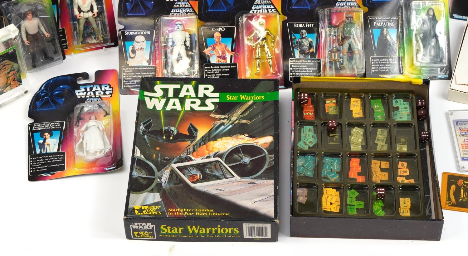 Vintage and later Star Wars toys and collectables including action figures housed in sealed - Image 4 of 5