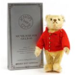 Steiff 1928 replica musical teddy bear with box edition of 8000, 38cm high