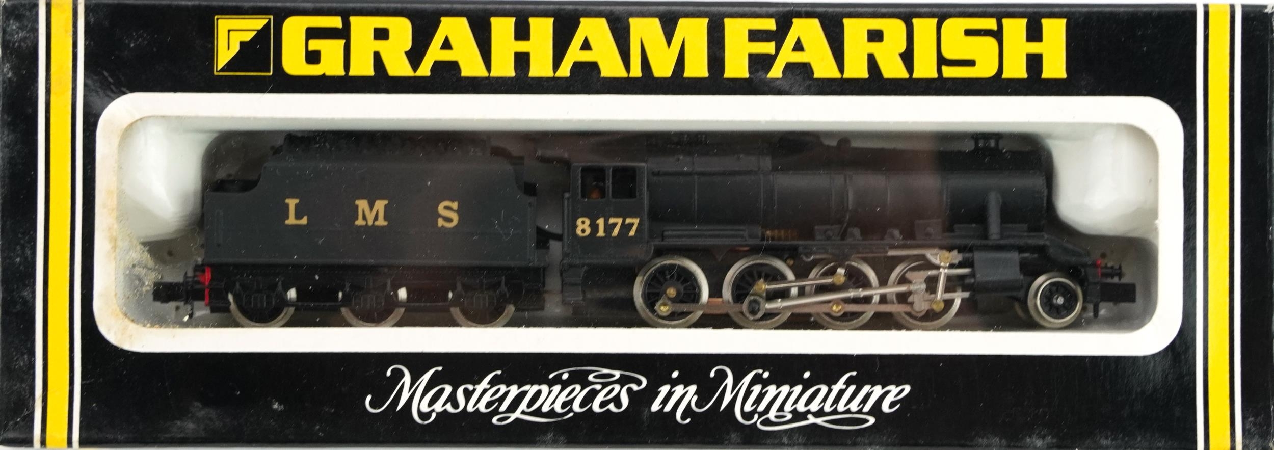 Two Graham Farish N gauge model railway locomotives with tenders and cases, numbers 1816 and 1901 - Image 3 of 3