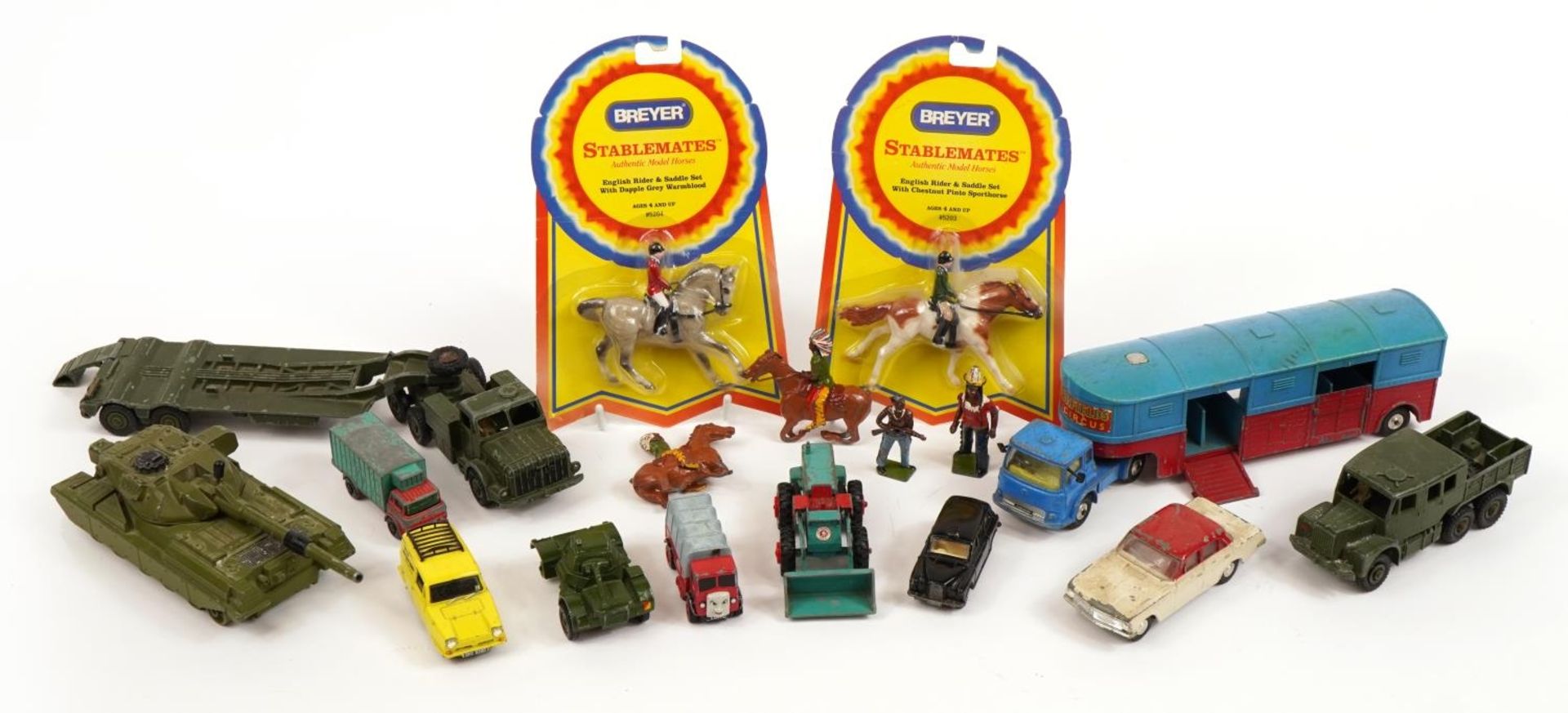 Vintage and later toys including Dinky and Corgi diecast vehicles