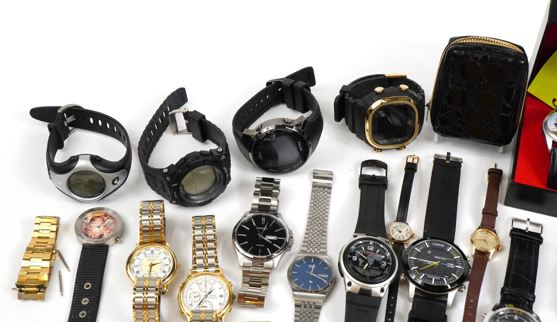 Vintage and later ladies and gentlemen's wristwatches including Rotary, Lorus, Pulsar, Casio and - Image 2 of 5