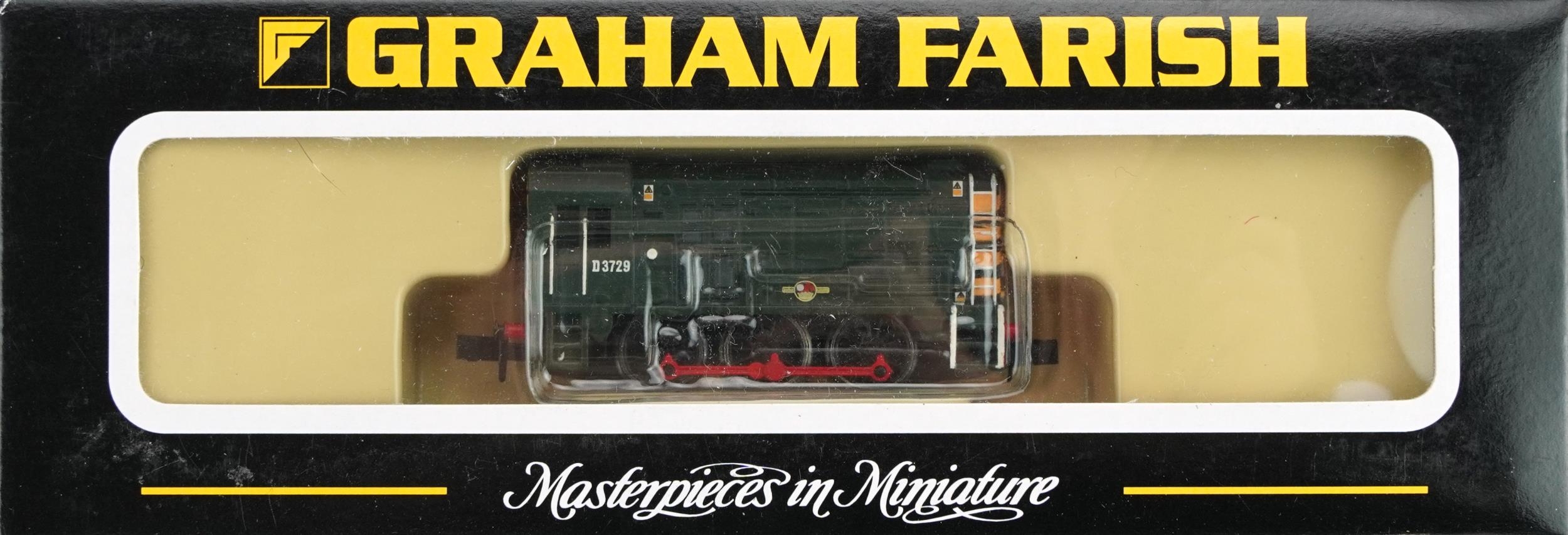 Two Graham Farish N gauge model railway locomotives with cases, numbers 371-008 and 371-109 - Image 3 of 3