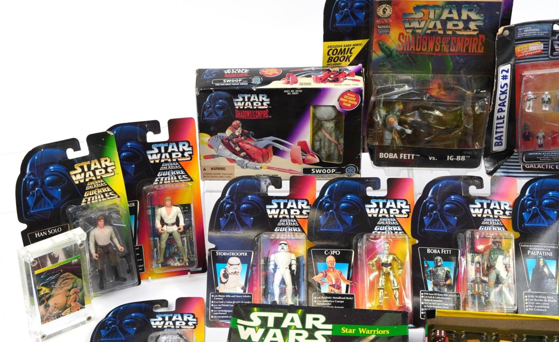 Vintage and later Star Wars toys and collectables including action figures housed in sealed - Image 2 of 5