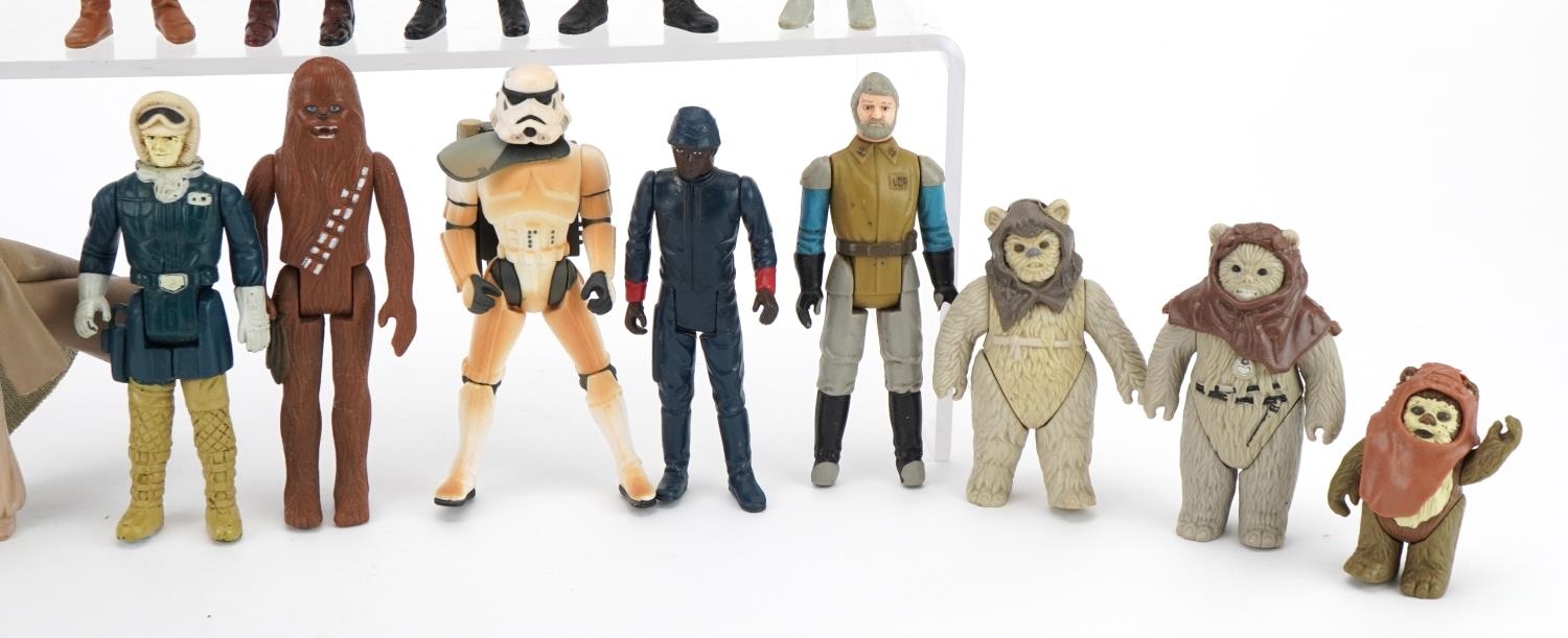 Twenty vintage Star Wars action figures including Chewbacca and Ewoks - Image 4 of 4