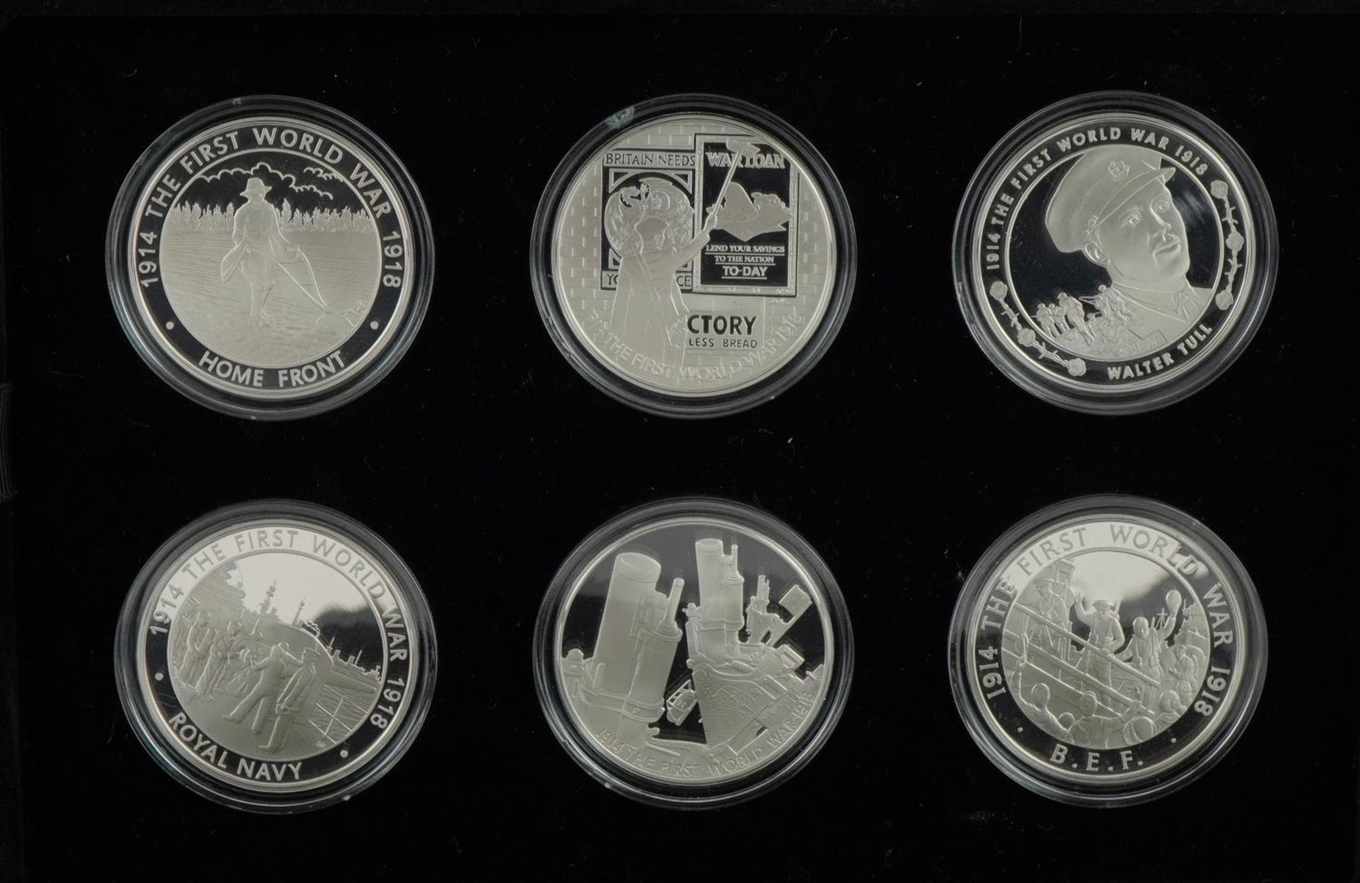 The 100th Anniversary of The First World War by The Royal Mint, 2014 five pound silver proof six - Bild 2 aus 3