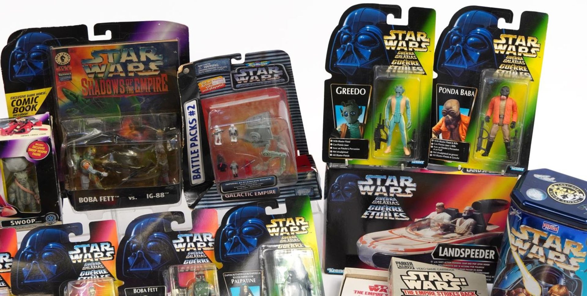 Vintage and later Star Wars toys and collectables including action figures housed in sealed - Image 3 of 5