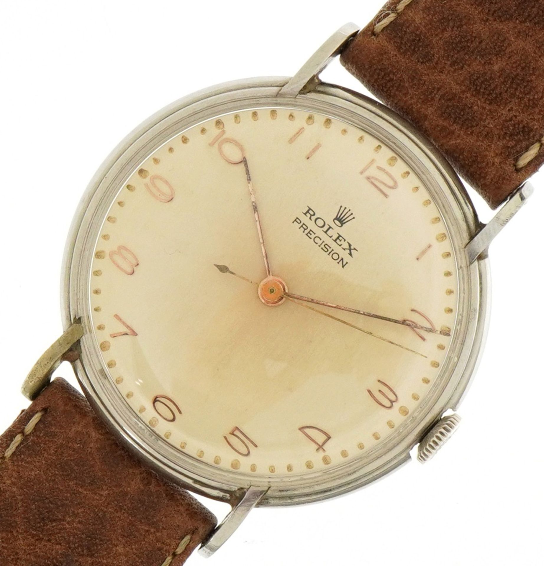 Rolex, gentlemen's Rolex Precision wristwatch, the case numbered 274865, 35mm in diameter