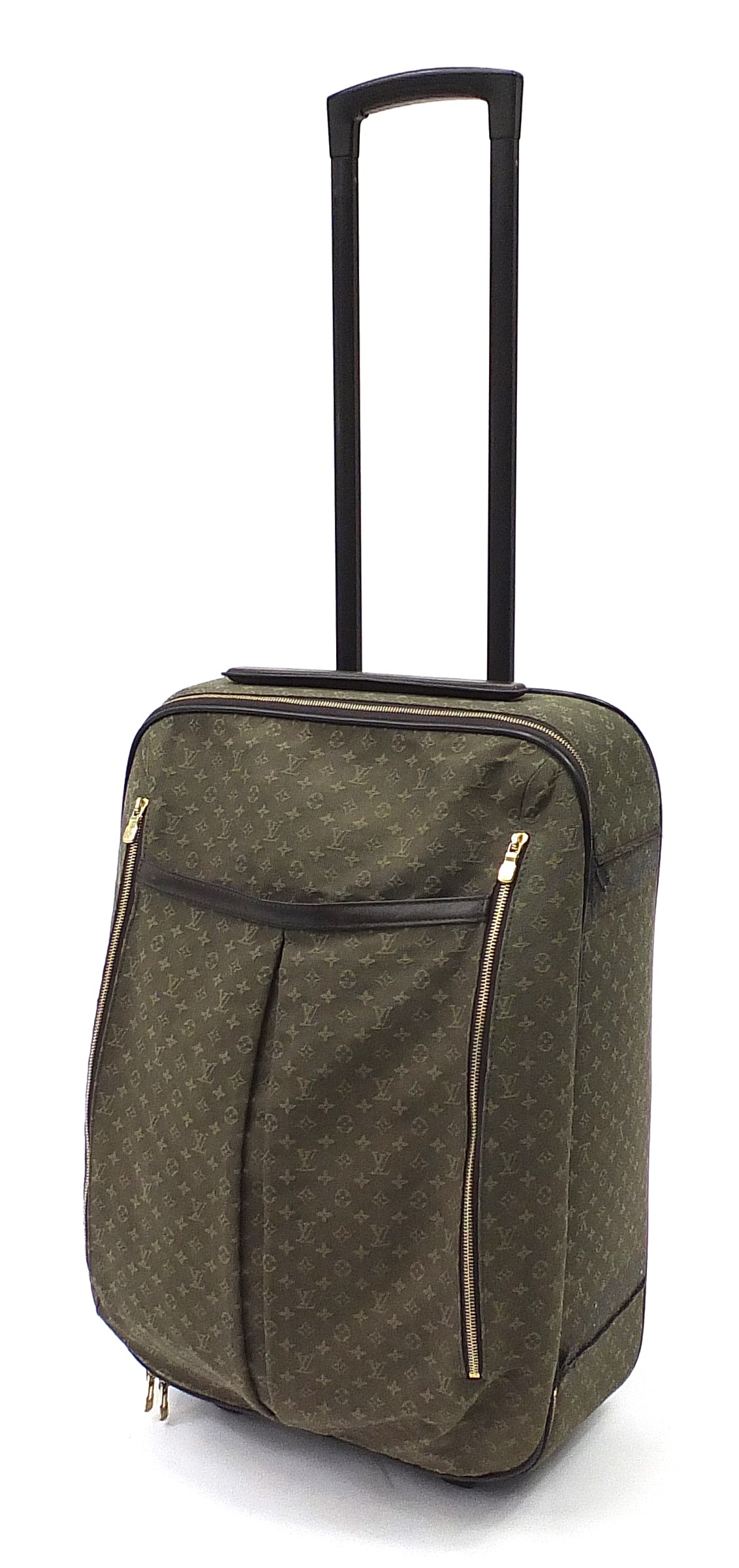 Louis Vuitton Pegase green monogrammed canvas trolley travel suitcase, serial number SP0062, 57cm - Image 2 of 11