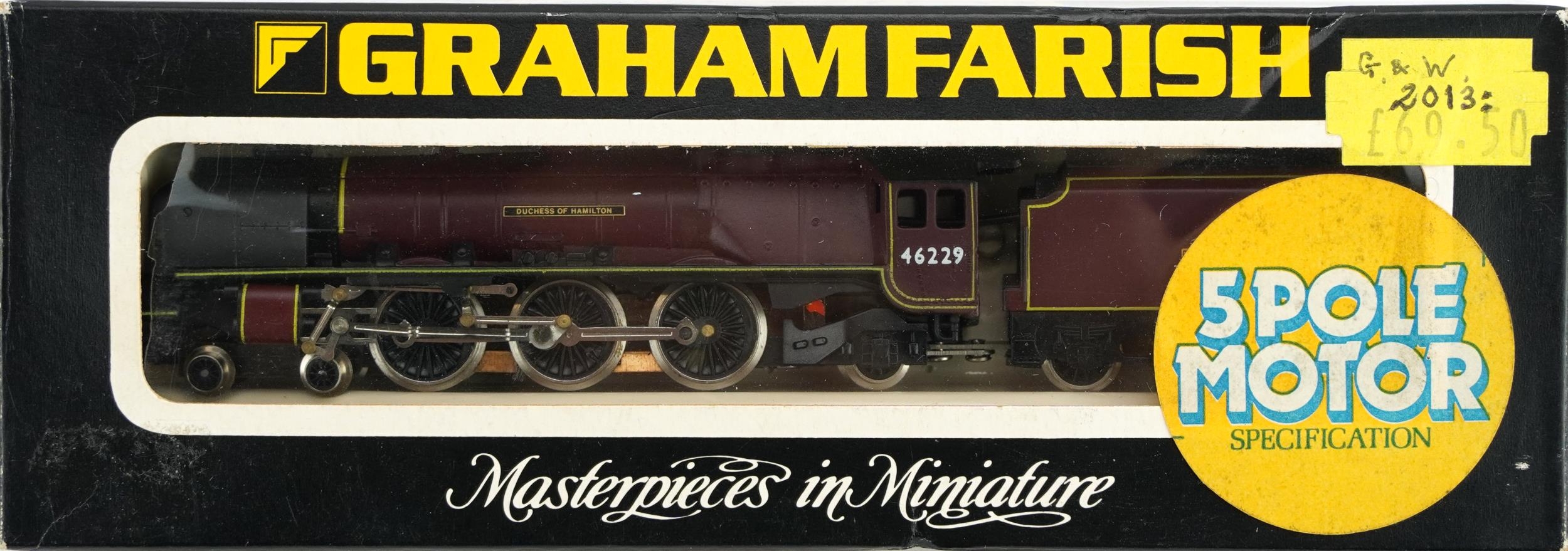Two Graham Farish N gauge model railway locomotives with tenders and cases, numbers 1816 and 1901 - Image 2 of 3