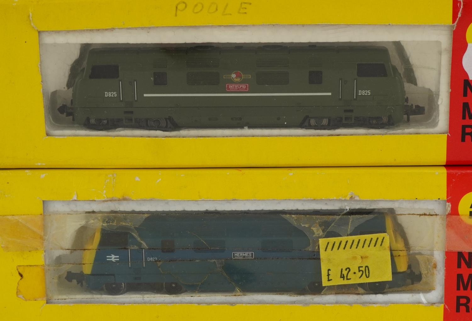 Four Hornby Minitrix N gauge model railway locomotives with boxes numbers 204, 204, 206 and 208 - Image 2 of 4