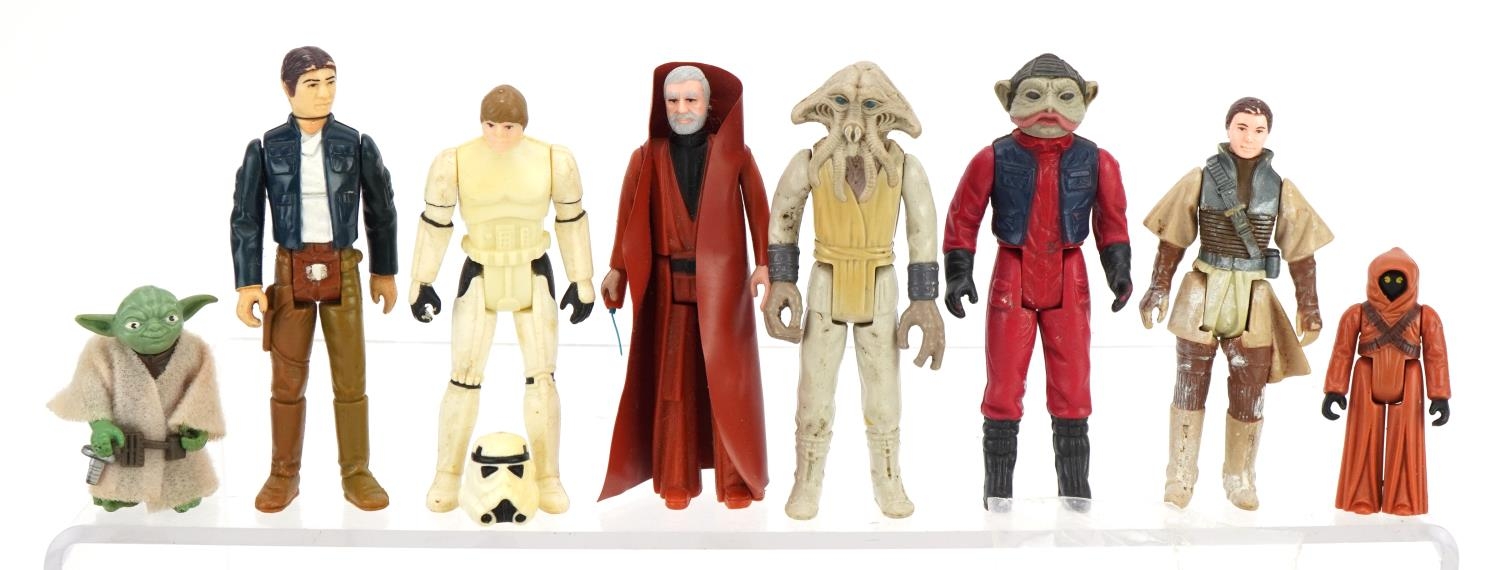 Twenty vintage Star Wars action figures including Luke Skywalker as Stormtrooper, Yoda, Ewoks and - Image 2 of 4