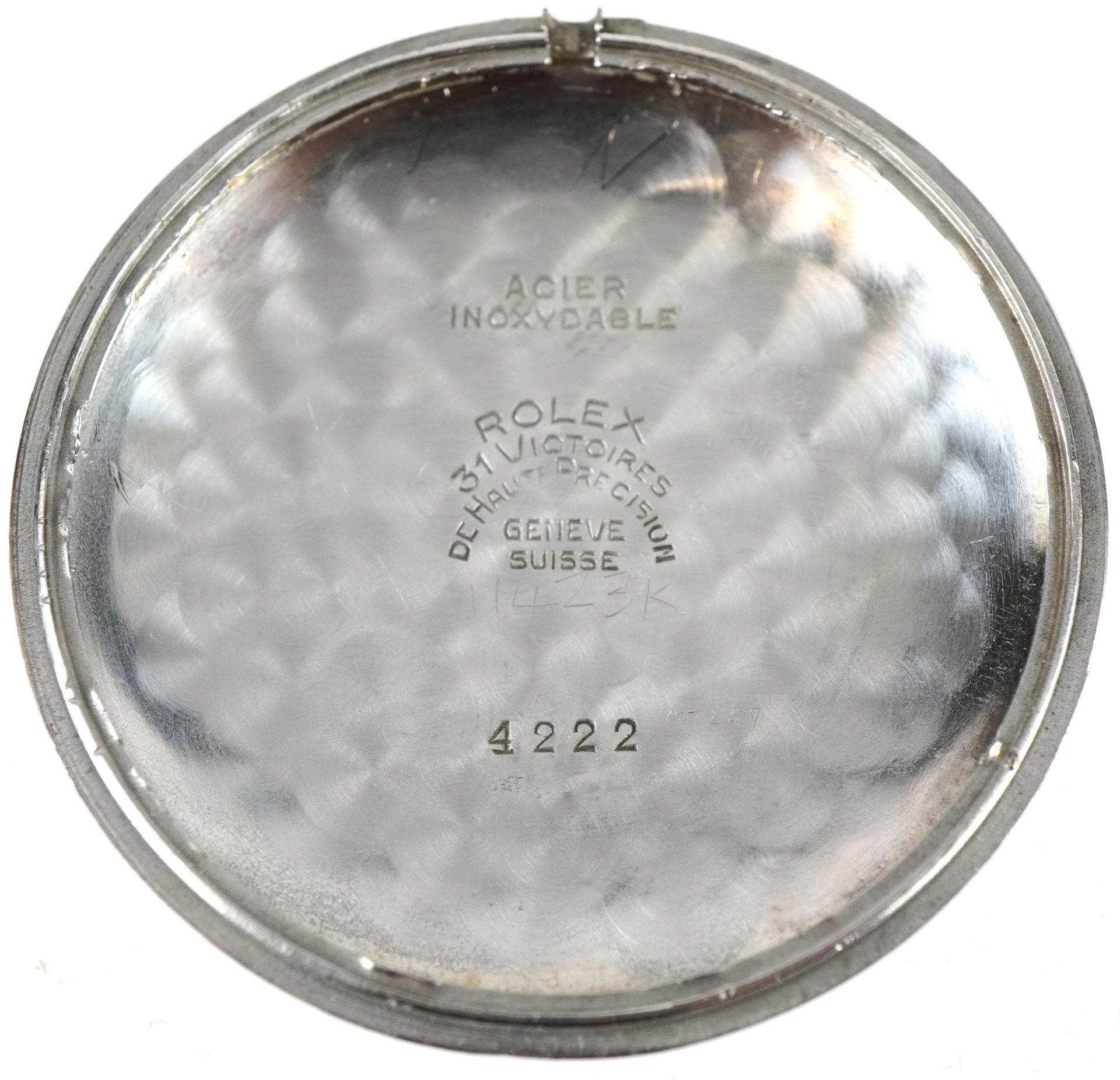 Rolex, gentlemen's Rolex Precision wristwatch, the case numbered 274865, 35mm in diameter - Image 6 of 6