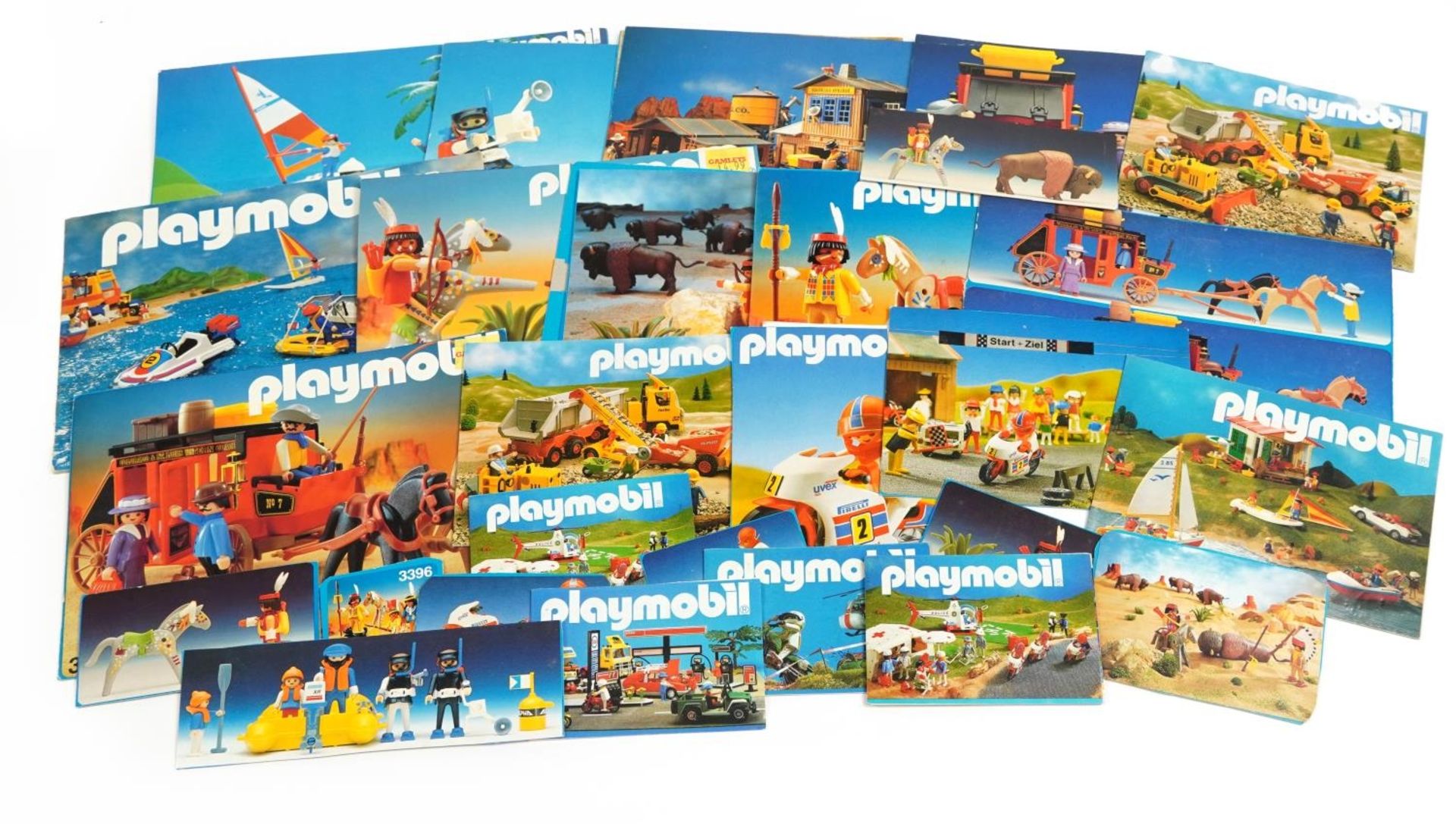 Collection of vintage Playmobil System figures, vehicles, instructions and accessories - Image 6 of 6