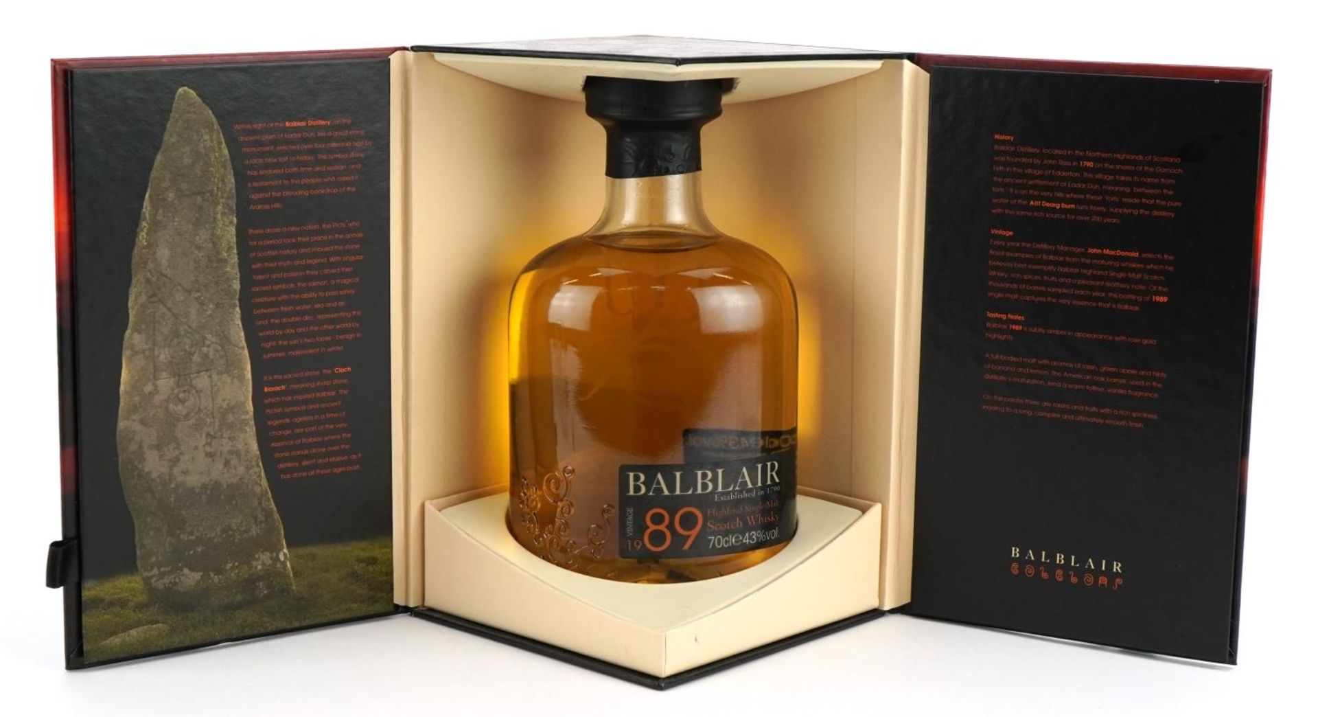 Bottle of Balblair vintage 1989 second release bottle of Highland Single Malt Scotch Whisky with box - Image 4 of 4