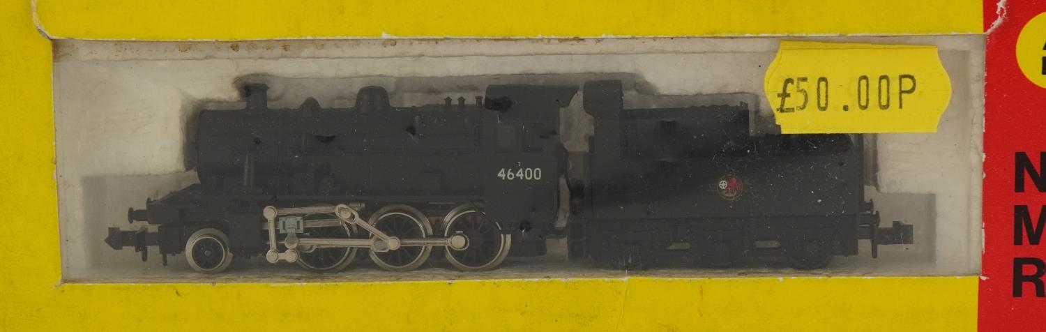 Two Hornby Minitrix N gauge model railway locomotives and tenders with boxes, numbers 202 and 207 - Image 2 of 4