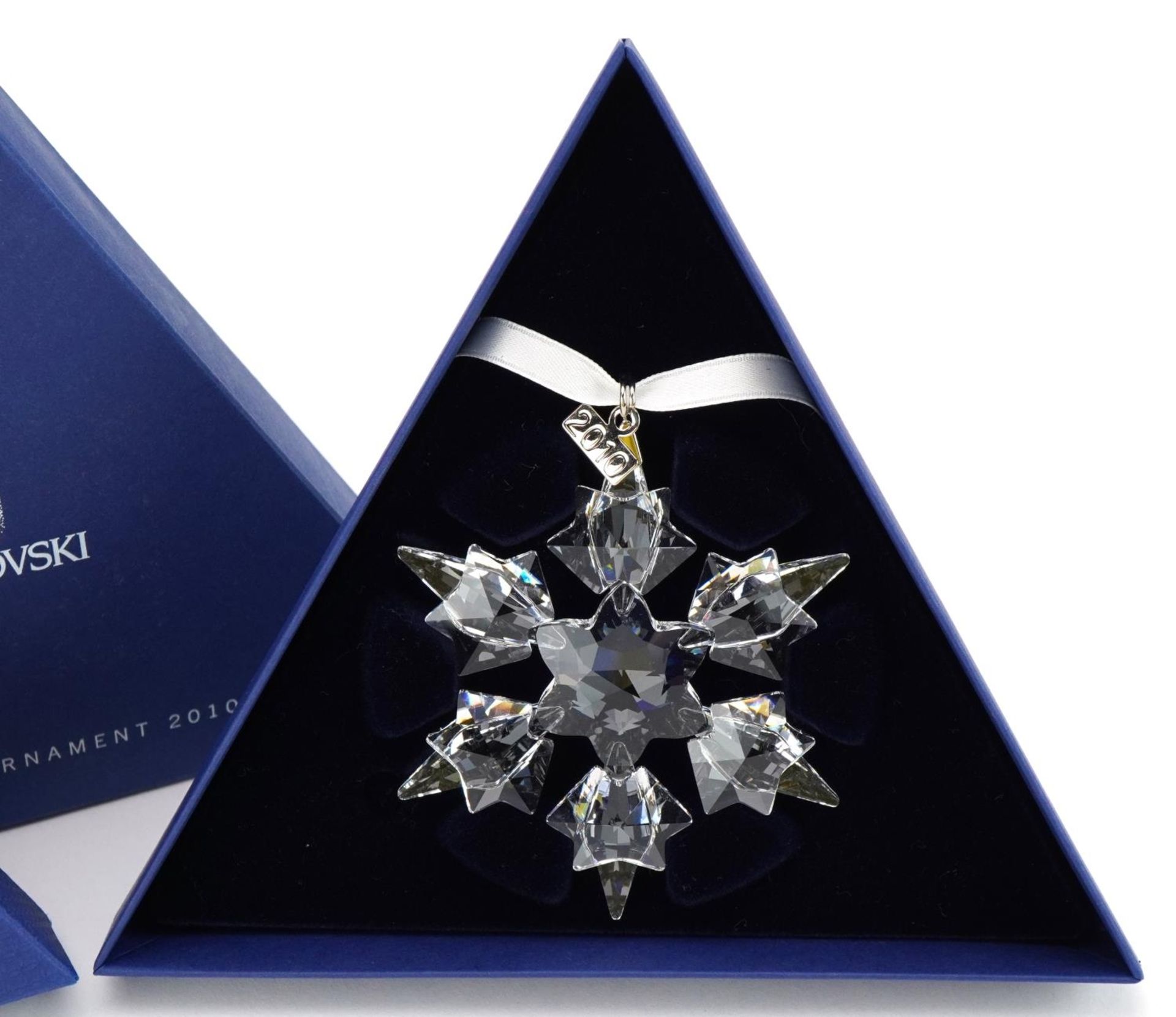 Two Swarovski Crystal Christmas ornaments with boxes comprising dates 2010 and 2011 - Image 3 of 4
