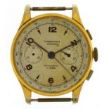 Gentlemen's Suisse chronograph wristwatch, the case numbered 46720, the case 36mm in diameter
