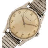 Gentlemen's Waltham stainless steel wristwatch, the case 33mm wide