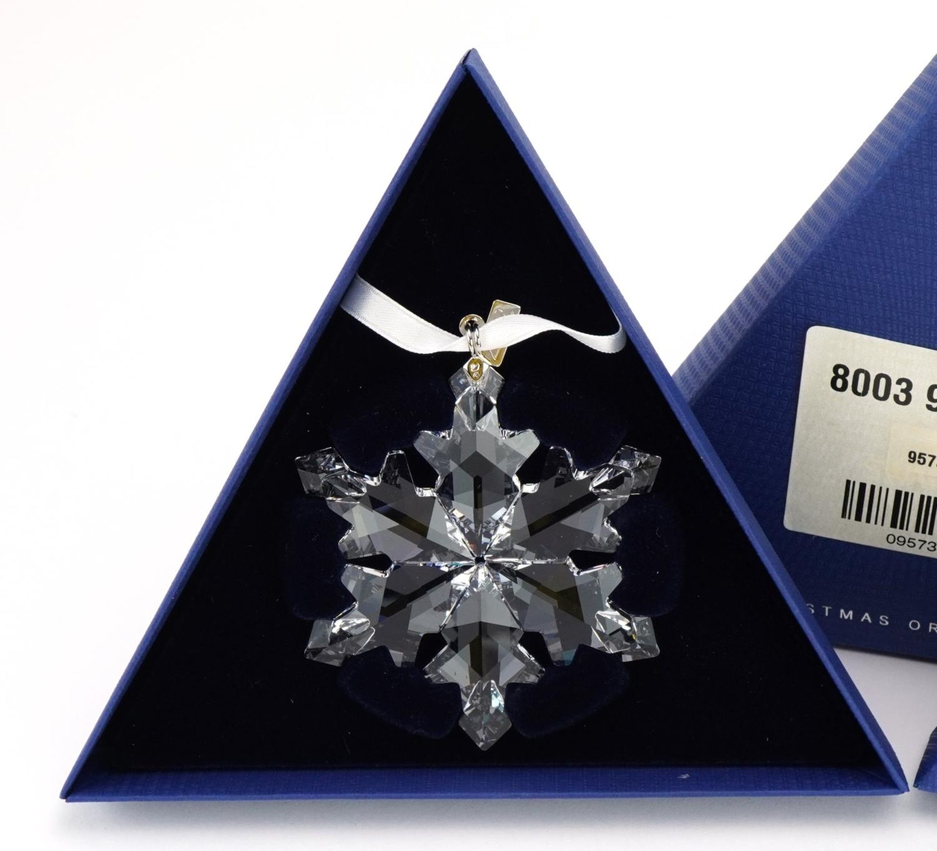 Two Swarovski Crystal Christmas ornaments with boxes comprising dates 2012 and 2013 - Bild 2 aus 4