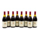 Eight bottles of 1996 Les Chais du Comtat Cote du Rhone red wine