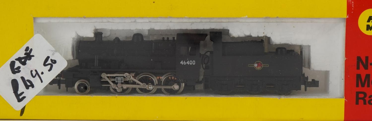 Two Hornby Minitrix N gauge model railway locomotives and tenders with boxes, numbers 202 and 207 - Image 2 of 4