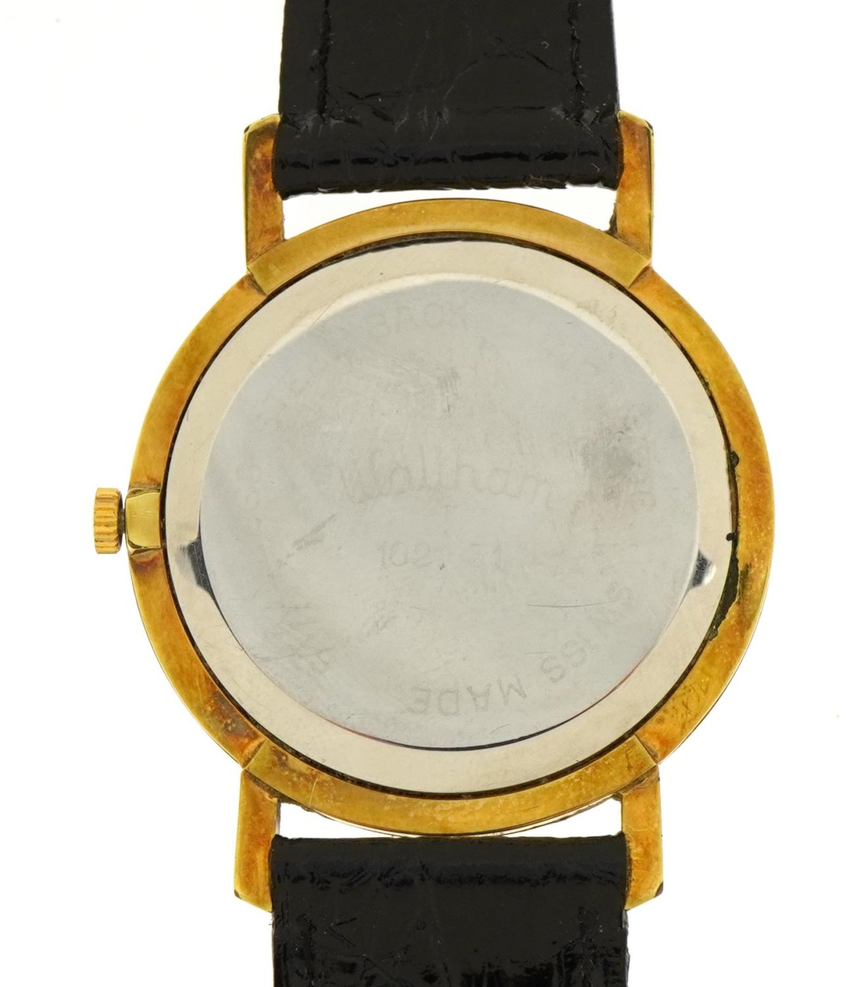 Gentlemen's Waltham wristwatch numbered 1021-31, the case 34mm in diameter, total weight 23.5g - Image 3 of 4