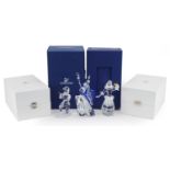 Three Swarovski Crystal figures with boxes including Magic of Dance, the largest 21cm high