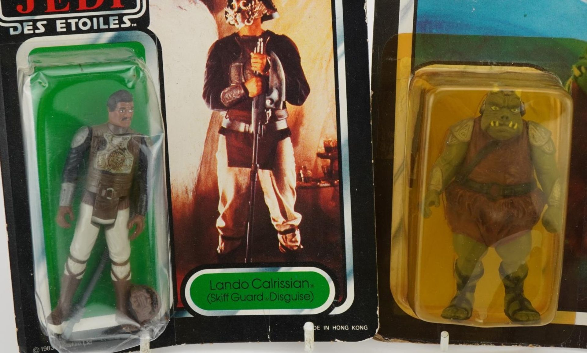 Three Star Wars Return of the Jedi action figures housed in sealed blister packs comprising Ree- - Image 2 of 3