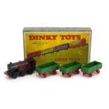 Vintage Dinky Toys no 18 Goods Train with box, manufactured by Meccano